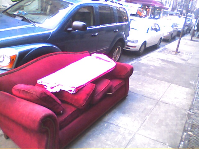 Monday Seating: Red Sofa